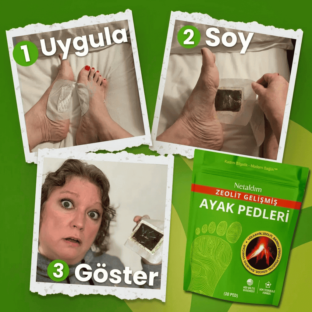 8 Saat Etkili Arındırıcı ve Rahatlatıcı Ayak Detoks Bandı